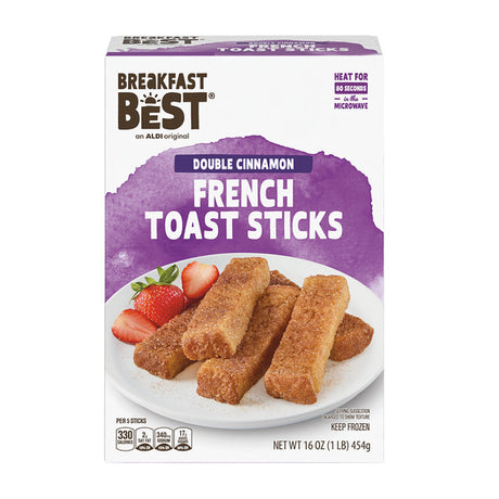 Breakfast Best Double Cinnamon French Toast Sticks