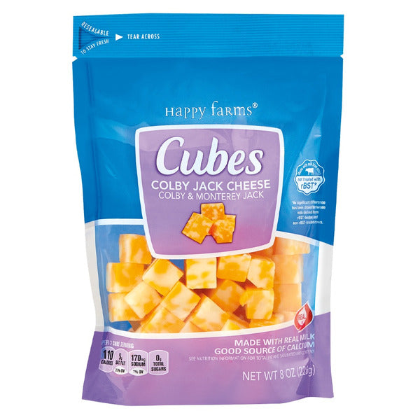 Happy Farms Colby Jack Cheese Cubes