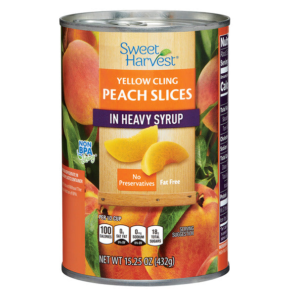 Sweet Harvest Peach Slices in Heavy Syrup