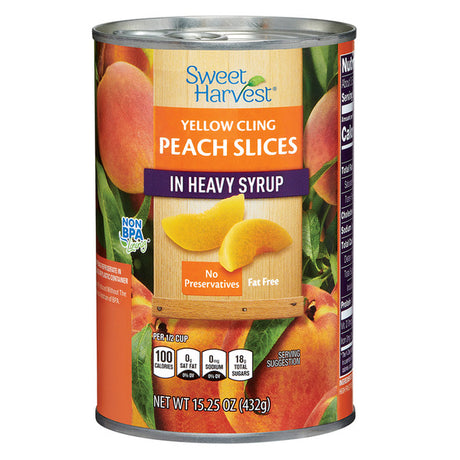 Sweet Harvest Peach Slices in Heavy Syrup