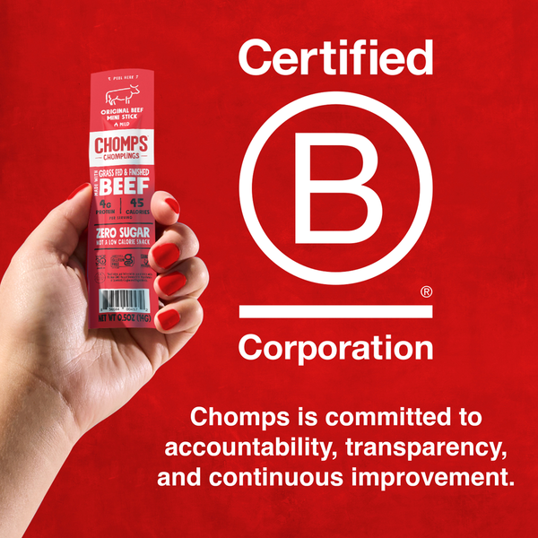 CHOMPS Chomplings Original Beef Mild 0.5 oz Snack Stick