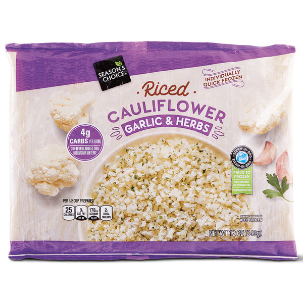 Season's Choice Garlic Riced Cauliflower