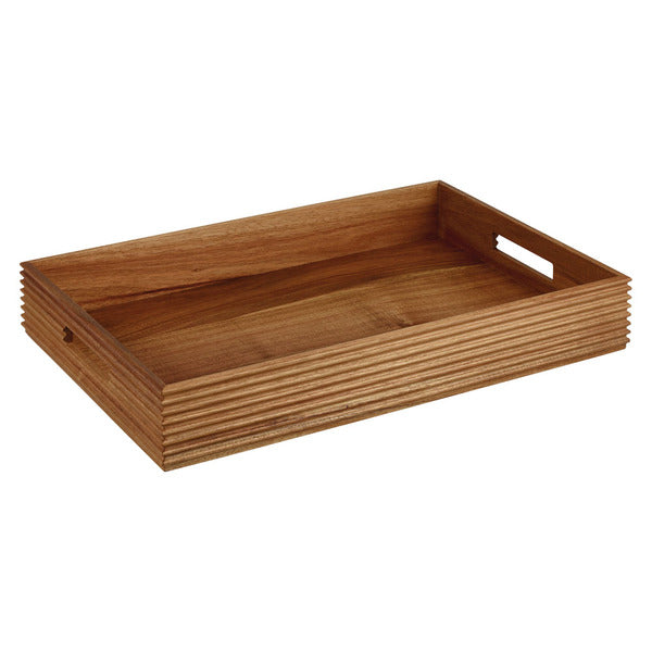Crofton Acacia Tray, Curved Tray