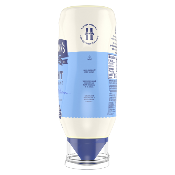 Hellmann's Hellmanns Squeeze Mayo, Light