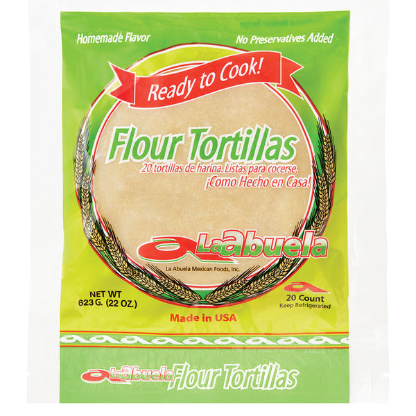 La Abuela Mexican Foods, Inc. La Abuela 6.5" Refrigerated Flour Tortillas