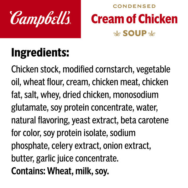 Campbell's Condensed Cream of Chicken Soup