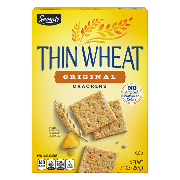 Savoritz Original Thin Wheat Crackers