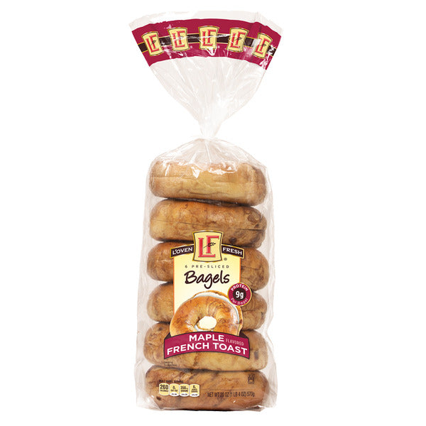 L'oven Fresh French Toast Bagels