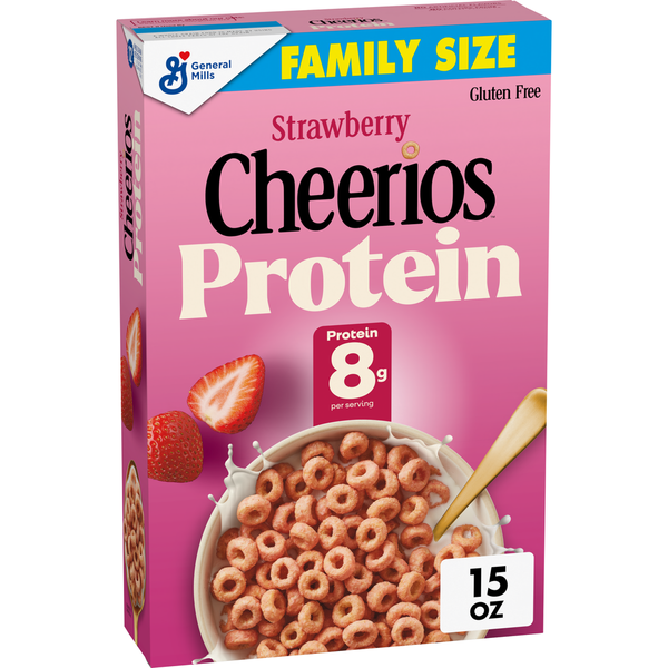 General Mills Gluten Free Strawberry Protein Cheerios Cereal