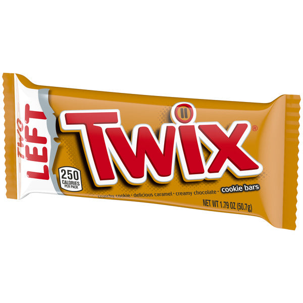 TWIX Caramel Chocolate Cookie Candy Bars 1.79 oz Full Size Pack
