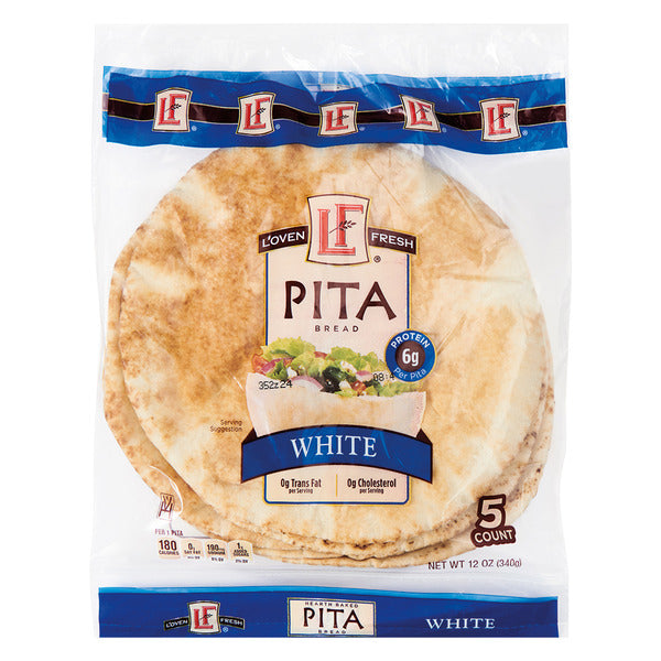 L'oven Fresh White Pita Bread - 5 Count