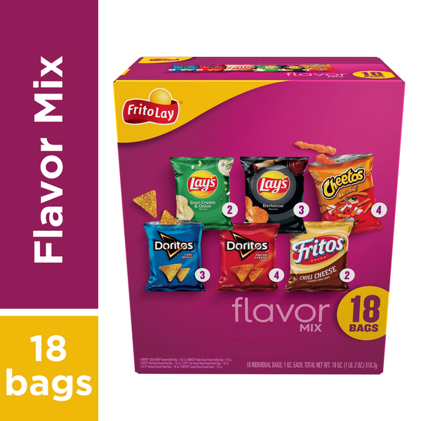 Frito Lay Flavor Mix Variety Pack Chips