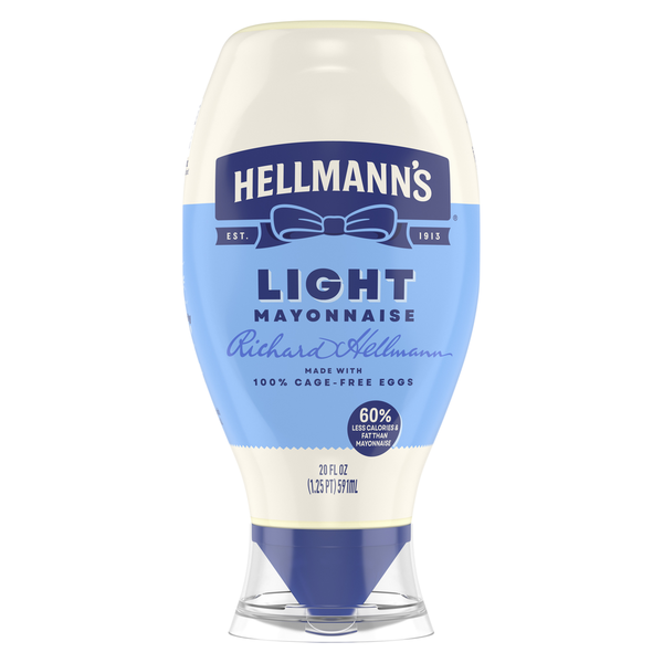 Hellmann's Hellmanns Squeeze Mayo, Light