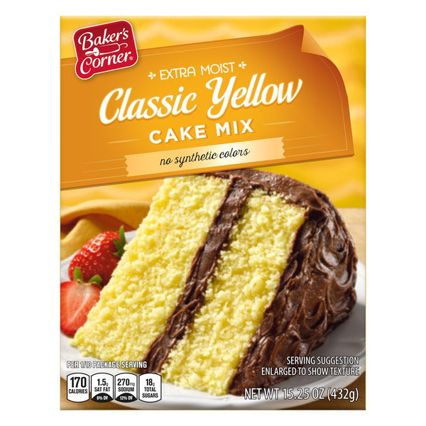 Baker's Corner Extra Moist Classic Yellow Cake Mix
