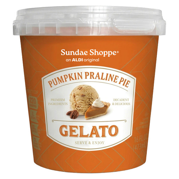 Sundae Shoppe Fall Gelato Pints, Pmpkn Pecan Pie