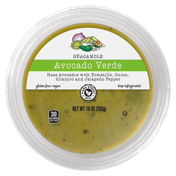 Park Street Deli Gluten Free-Vegan Guacamole Avocado Verde