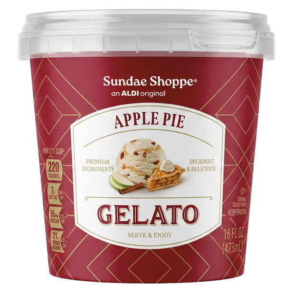 Sundae Shoppe Fall Gelato Pints, Apple Pie