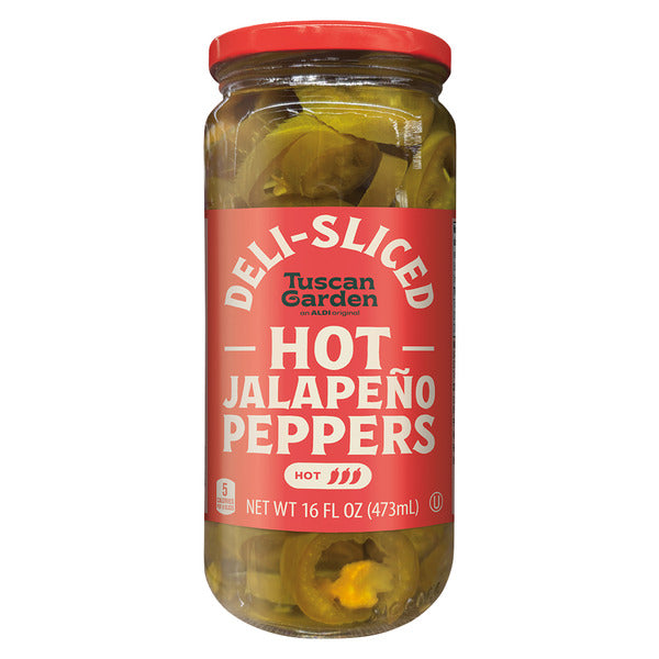 Tuscan Garden Hot Deli-Sliced Jalapeño Peppers