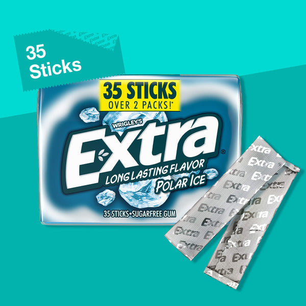 Extra Polar Ice Sugar-Free Chewing Gum 35-Count Mega Pack