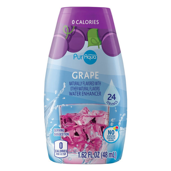 Puraqua Grape Liquid Water Enhancer, 24 pack