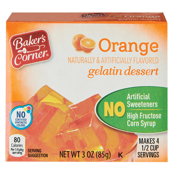 Baker's Corner Orange Gelatin Mix