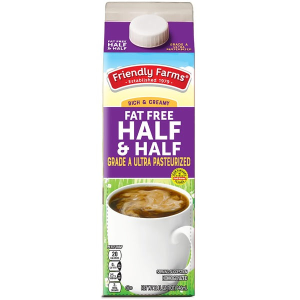 Friendly Farms Fat Free Half & Half