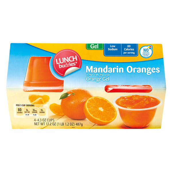 Aldi Mandarin Orange Gel Bowls, 4 count