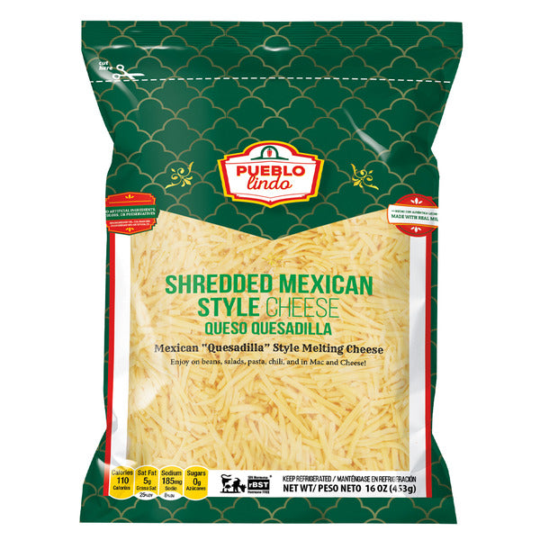 Pueblo Lindo Shredded Quesadilla Cheese