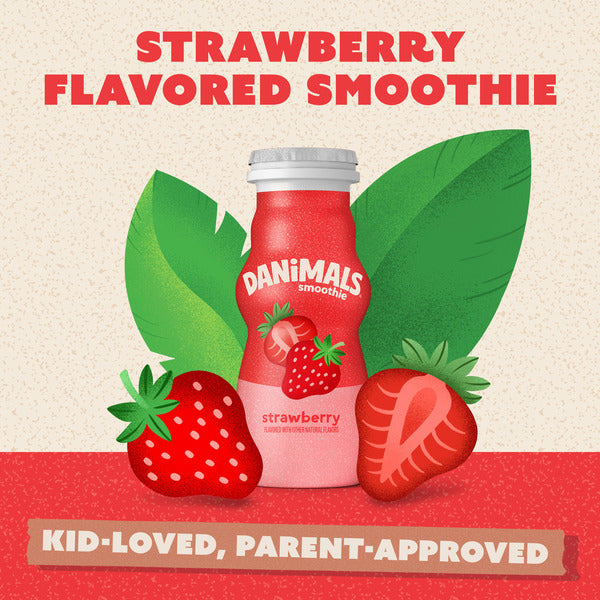Dannon Strawberry Smoothies