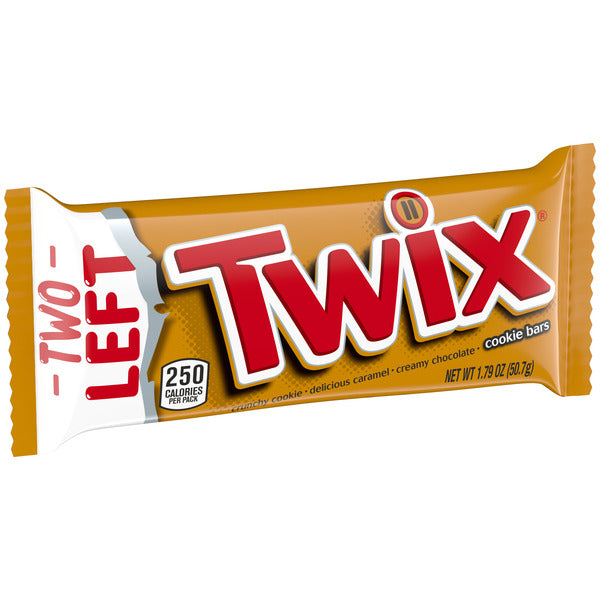 TWIX Caramel Chocolate Cookie Candy Bars 1.79 oz Full Size Pack