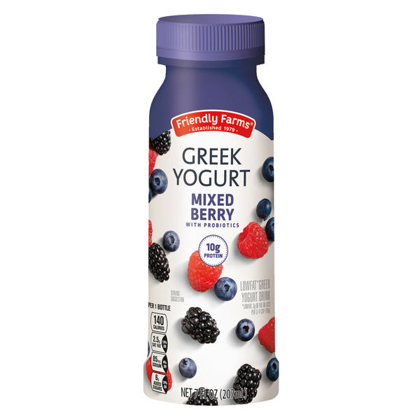 Friendly Farms Mixed Berry Flavored Drinkable Greek Yogurt