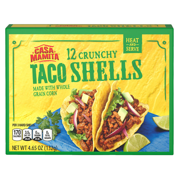 Casa Mamita Crunchy Hard Taco Shells