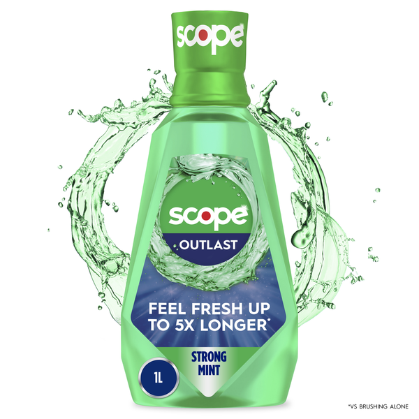 Crest Outlast Anticavity Fluoride Mouthwash Long-Lasting Mint 33.8 oz