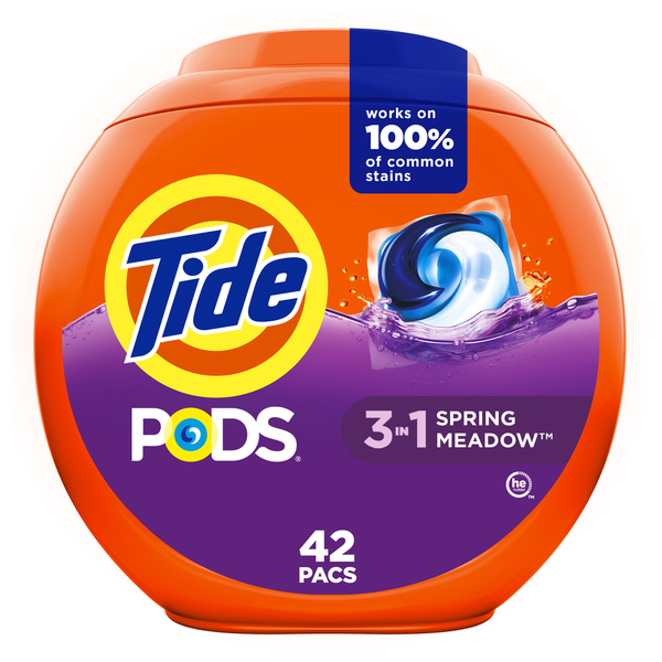 Tide Laundry Pods Spring Meadow, 42 count