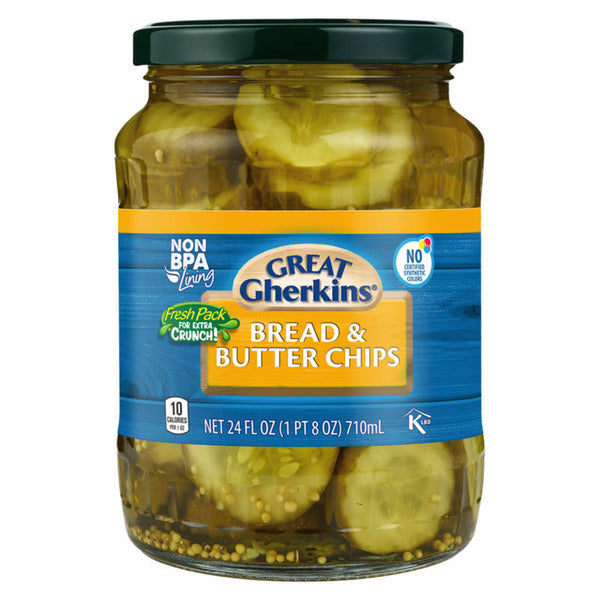 Great Gherkins Sweet Bread and Butter Pickle Chips