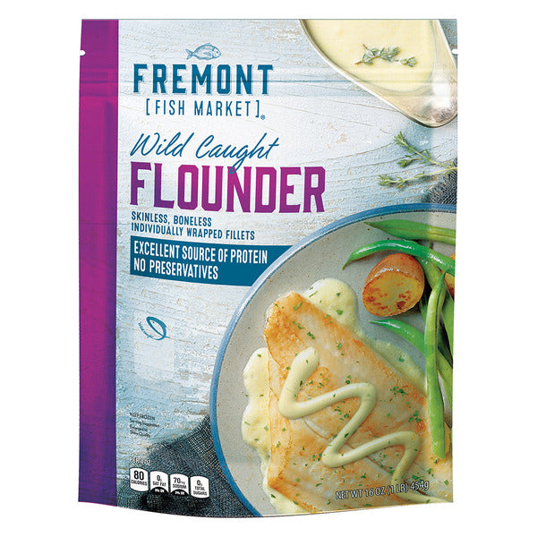 Fremont Fish Market Flounder Fillets