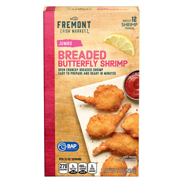 Fremont Fish Market Jumbo Breaded Butterfly Shrimp