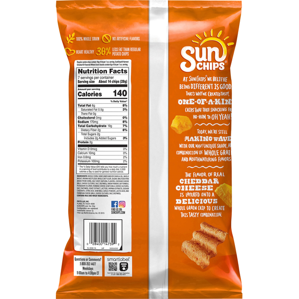Sunchips Harvest Cheddar Whole Grain Chips