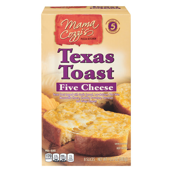 Mama Cozzi's Pizza Kitchen 5 Cheese Texas Toast, 8 count
