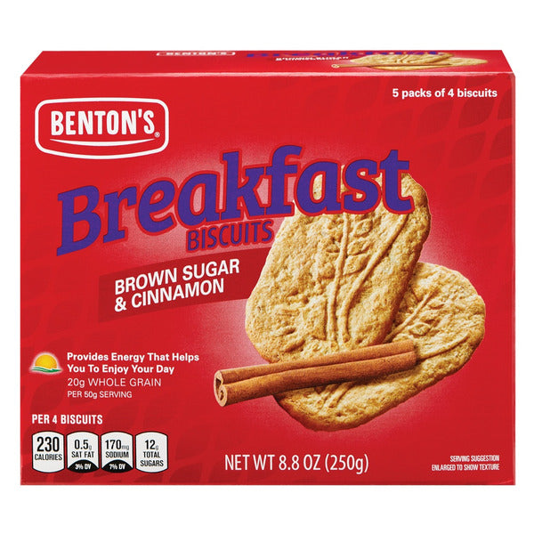 Benton's Brown Sugar & Cinnamon Breakfast Biscuits - 5 Pack