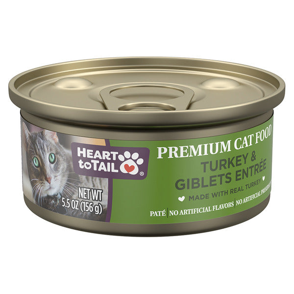 Heart to Tail Turkey and Giblets Canned Cat Food
