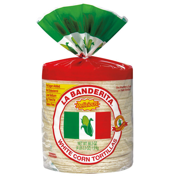 La Banderita White Corn Tortillas