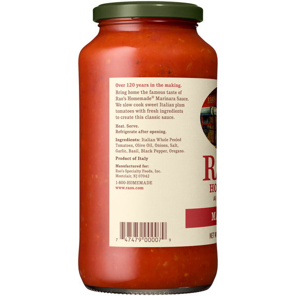 Rao's Homemade Marinara Pasta Sauce