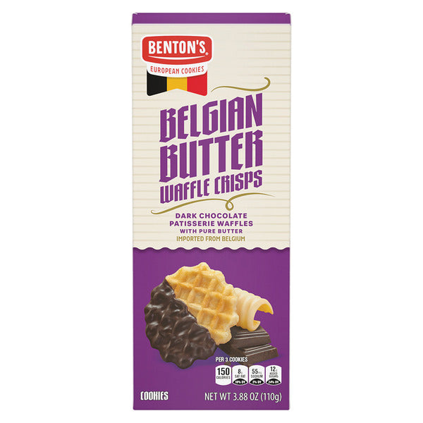 Benton's Dark Chocolate Belgian Butter Waffle Crisps