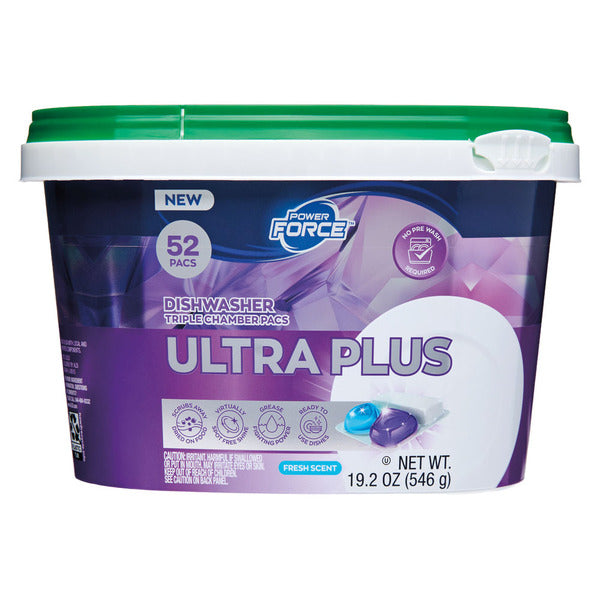 Power Force Ultra Plus Triple Action Pacs, 52 count
