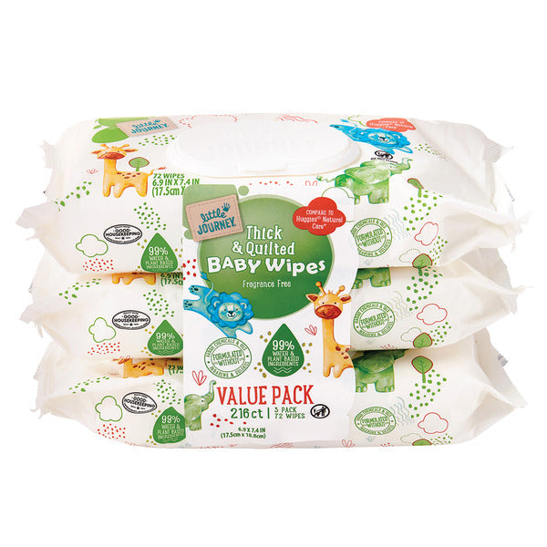Little Journey Thick & Quilted Baby Wipes Value Pack