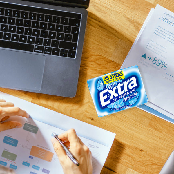 Extra Sugar-Free Peppermint Chewing Gum 35-Count Mega Pack