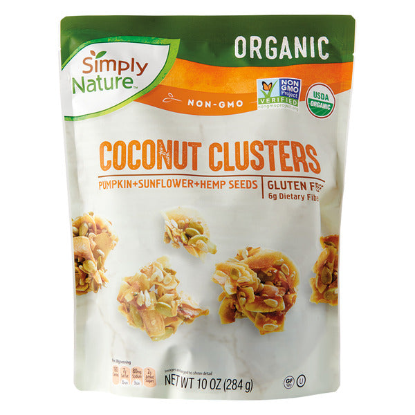 Simply Nature Organic Gluten Free Super Seed Coconut Clusters