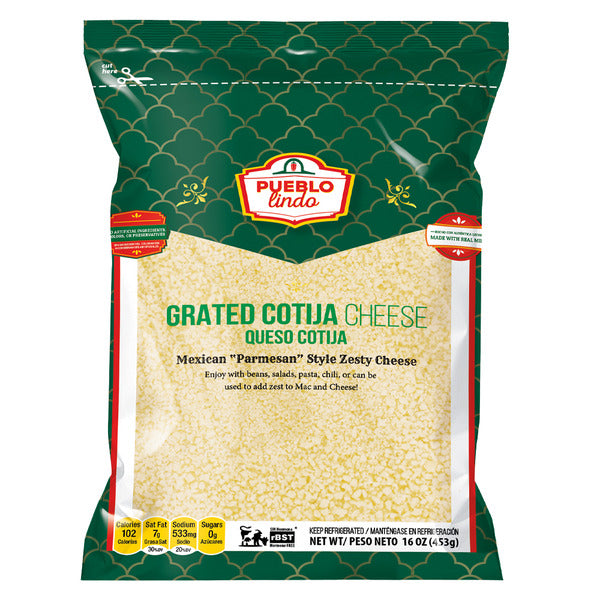 Pueblo Lindo Grated Cotija Cheese
