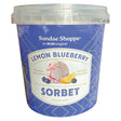 Sundae Shoppe Premium Sorbet Pint Lemon Blueberry